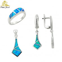 Gümüş Taşlı Set